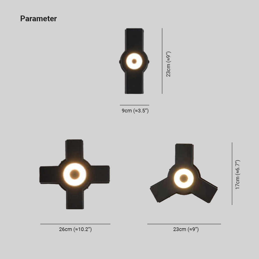 RayLight | Nowoczesny Wodoodporny Kinkiet LED do Ogrodu i Korytarza
