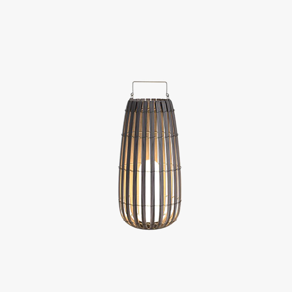RayVintage | Elegancka Drewniana Lampa Ogrodowa z Naturalnym Urokiem