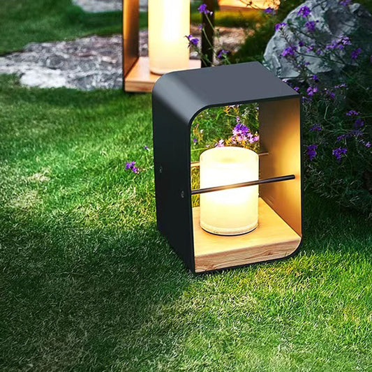 SolarisGlow | Nowoczesna Metalowa Lampa Zewnętrzna Solarna LED