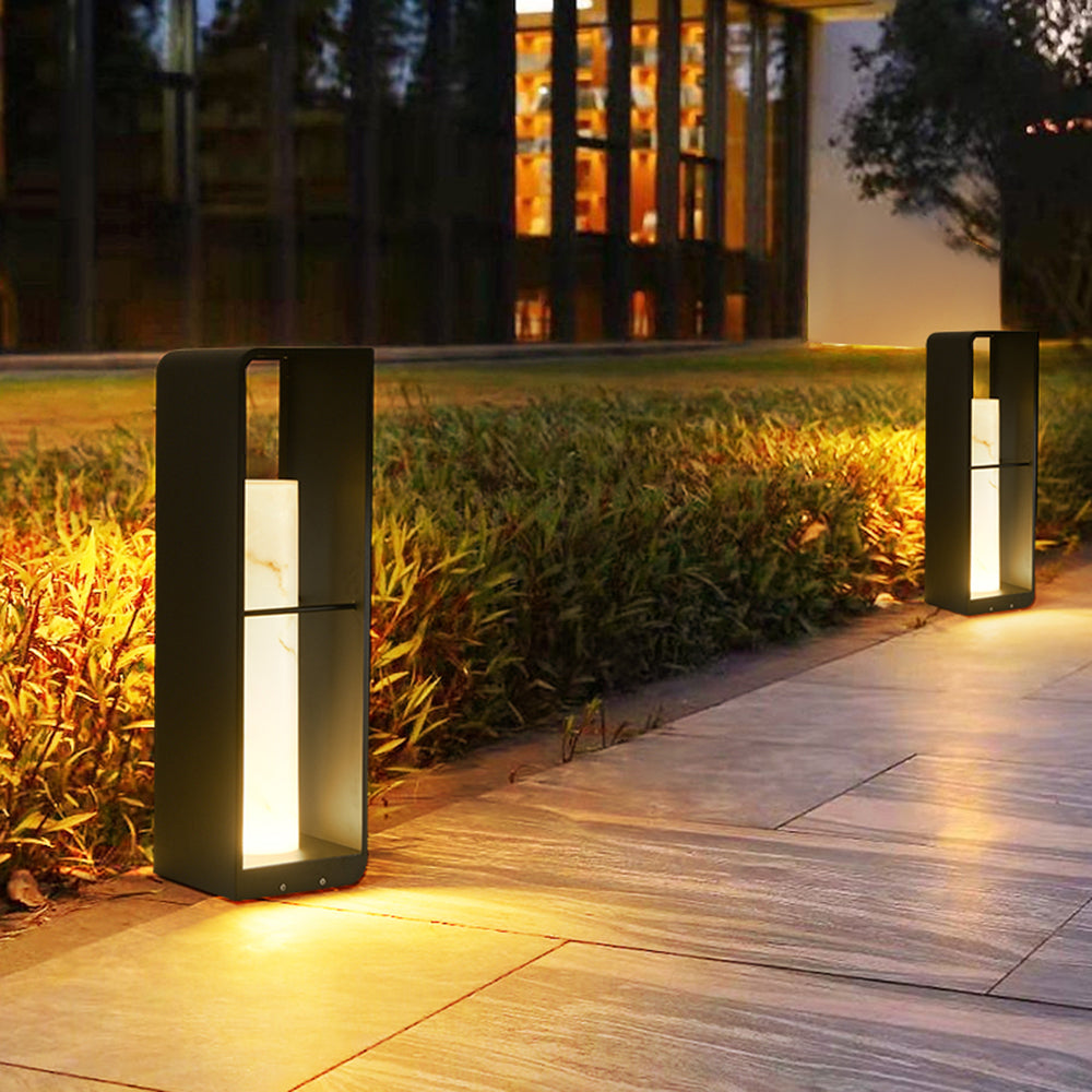 SolarisGlow | Nowoczesna Metalowa Lampa Zewnętrzna Solarna LED
