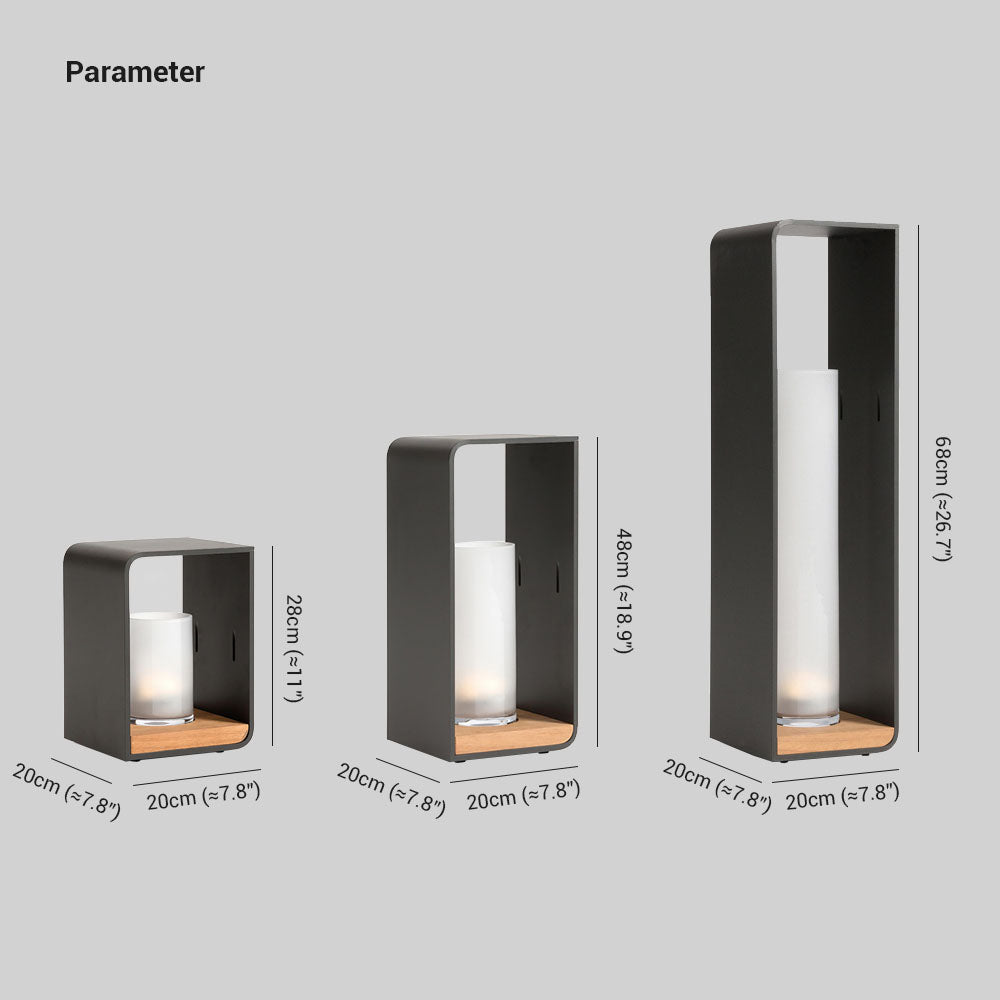 SolarisGlow | Nowoczesna Metalowa Lampa Zewnętrzna Solarna LED
