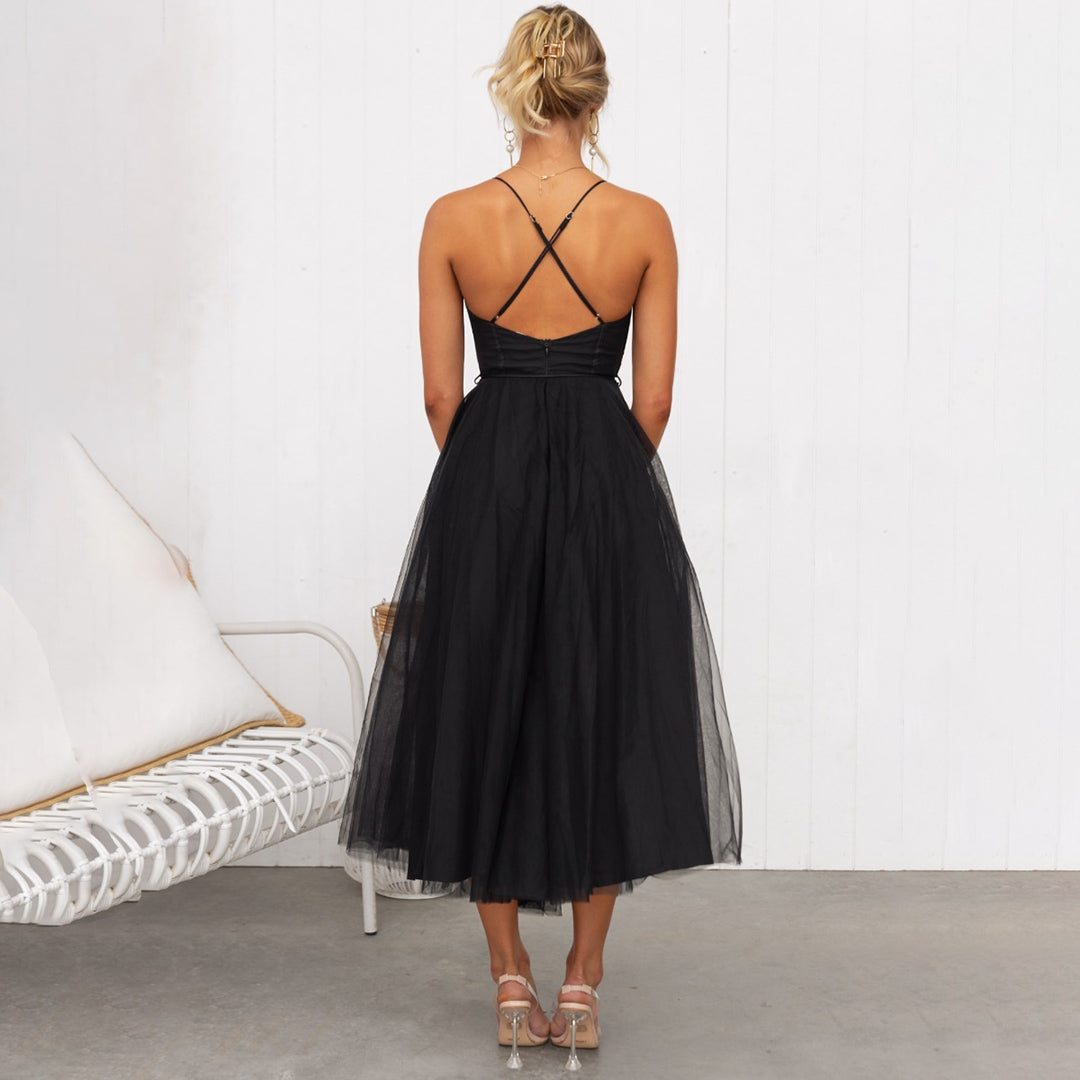 Sukienka Damska Midi | Elegancka Sukienka na Wesele i Imprezę