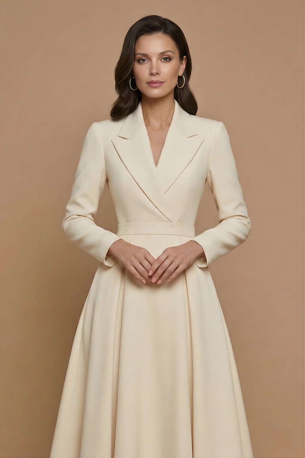 Sukienka Damska Wysokiej Jakości Midi | Elegancka Plisowana Sukienka na Wesele