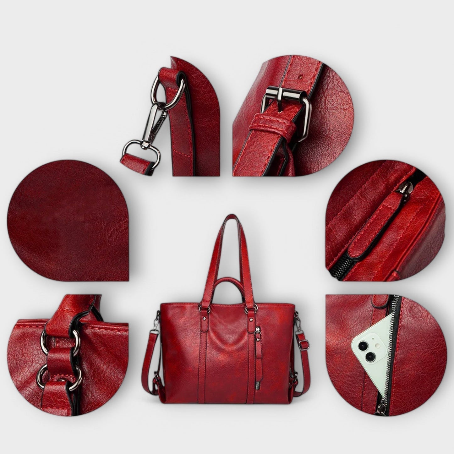 Torba Damska Materiałowa | Przestronna Casual Elegancka Torba na Ramię