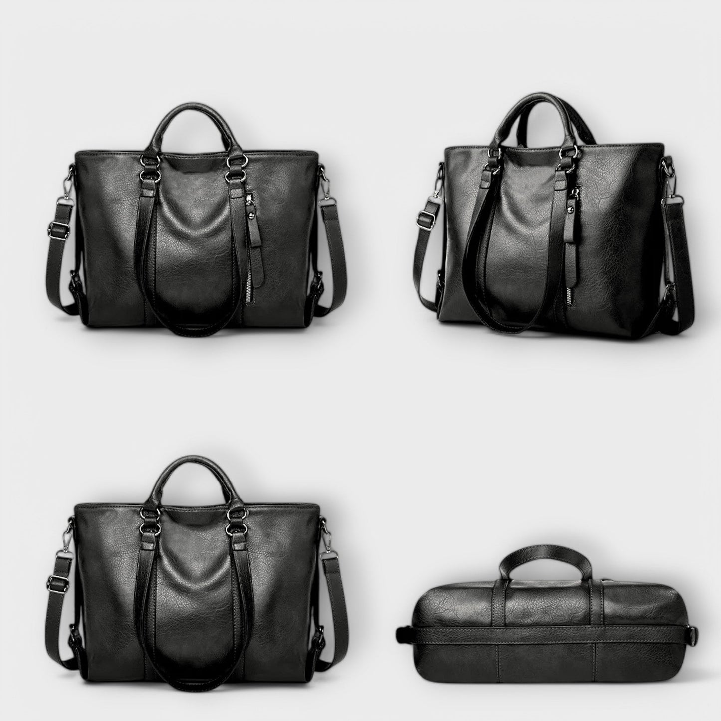 Torba Damska Materiałowa | Przestronna Casual Elegancka Torba na Ramię