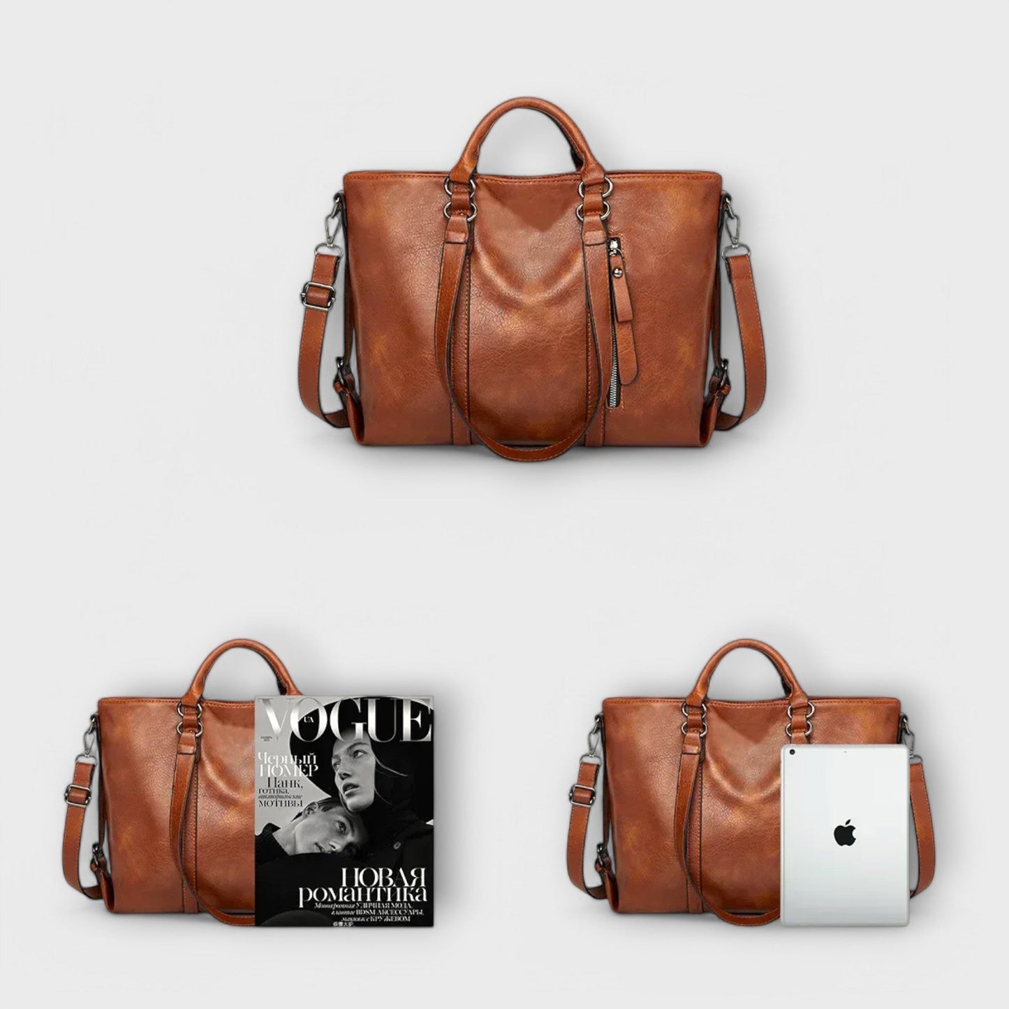 Torba Damska Materiałowa | Przestronna Casual Elegancka Torba na Ramię